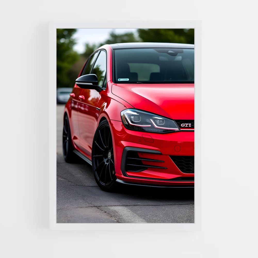 Poster GTI sur le Pavé – affiche Volkswagen (vue 3)